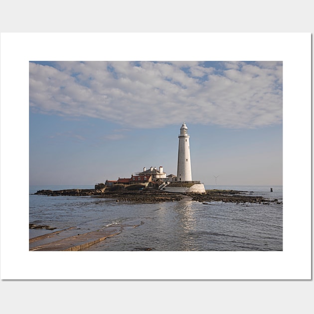 St Mary's Island under bright March sunshine Wall Art by Violaman